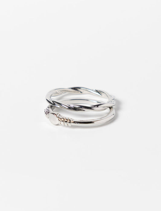 Ensemble de 2 bagues pour femme