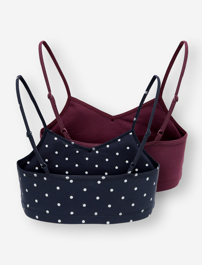 Ensemble de 2 bralettes imprimé pour fille