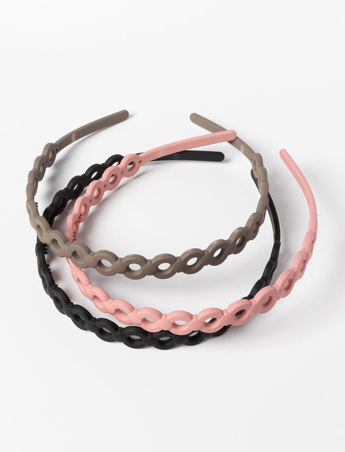 Ensemble de 3 bandeaux pour fille