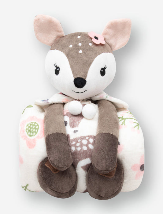 Ensemble de jeté et peluche en peluche imprimé 48 × 60 po