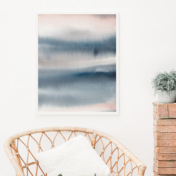 Ethereal Ocean Watercolor  - Art Print or Canvas - Jetty Home