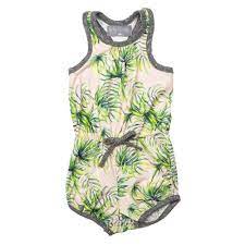 Everly Bubble Romper Pink Palm