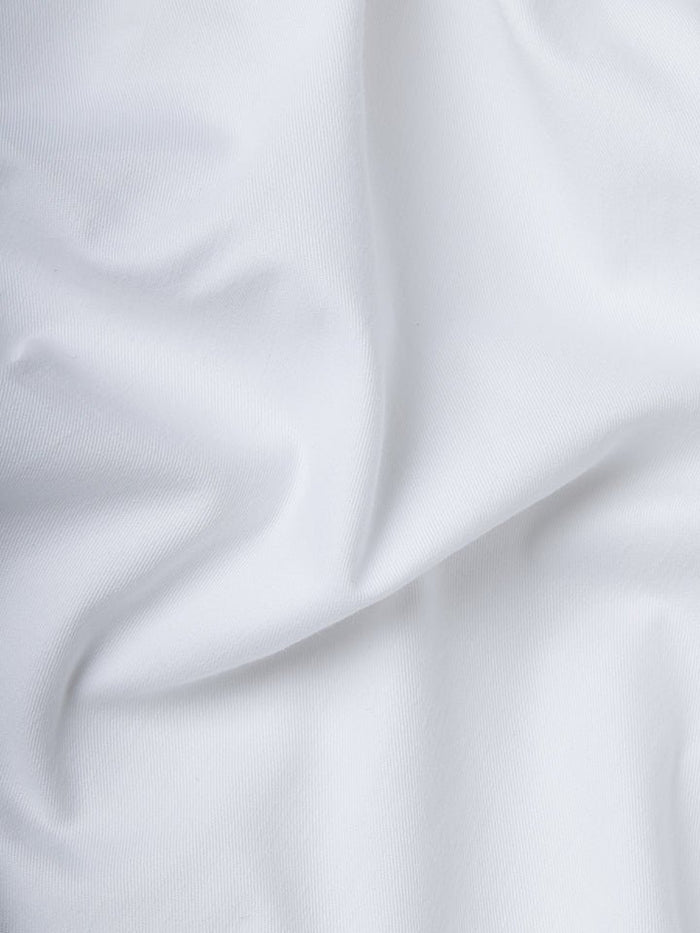 Everyday White Cotton Cutaway Collar Shirt