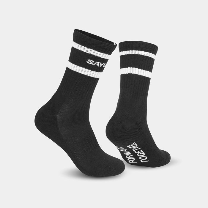 Saysky Everyday Crew Socks Black 901 SA80018