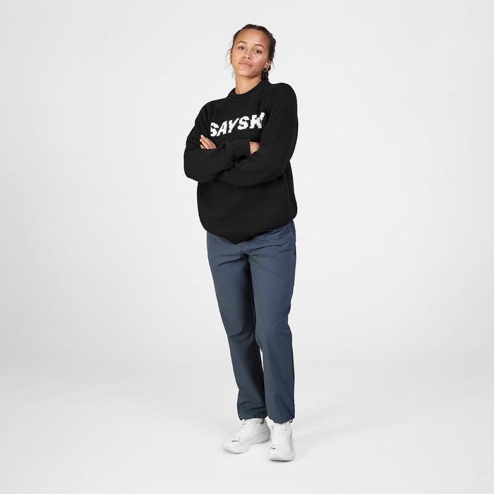 Saysky Everyday Heavy Knit Crewneck Black 901 LMLKW02C901