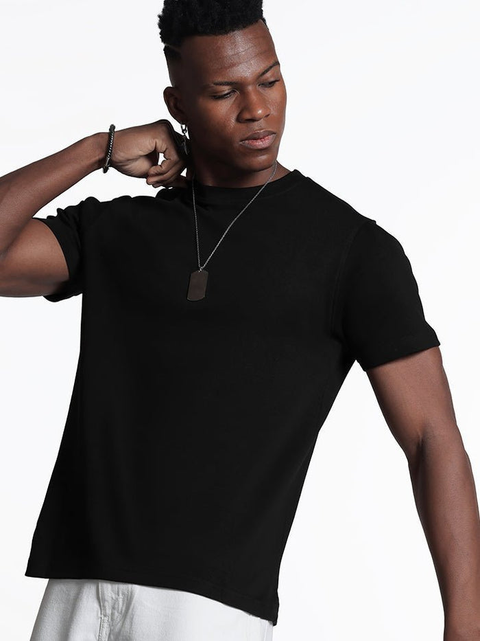Fadeout White Gradient Contrast T-Shirt