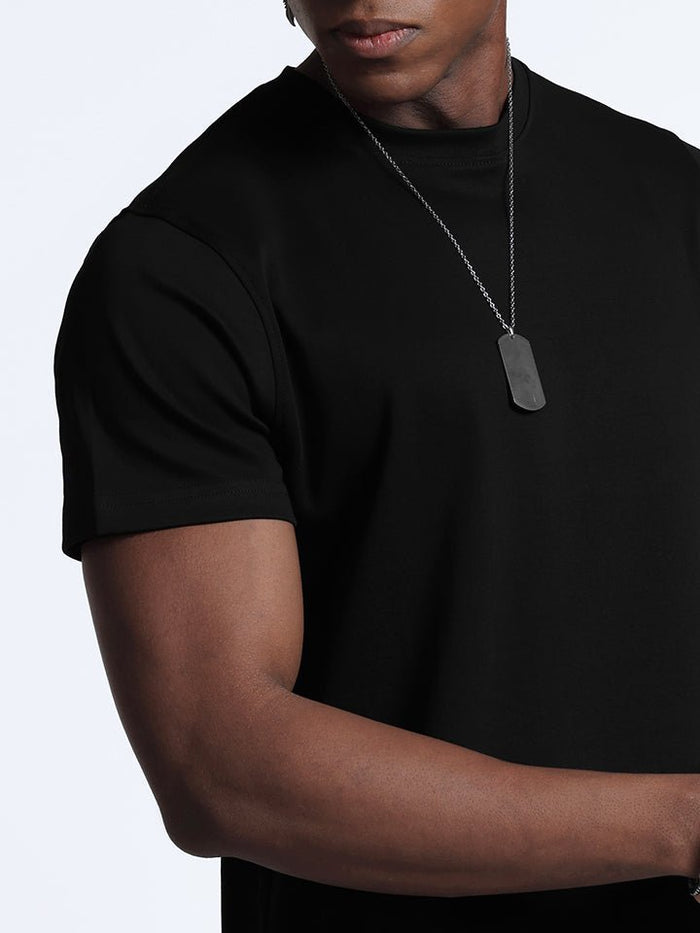 Fadeout White Gradient Contrast T-Shirt