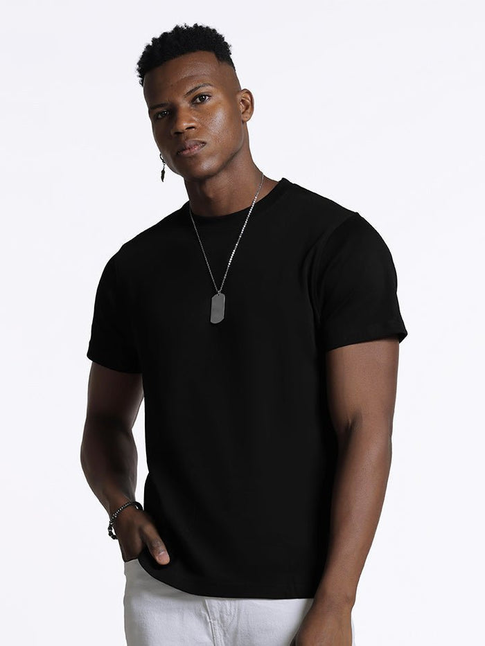Fadeout White Gradient Contrast T-Shirt
