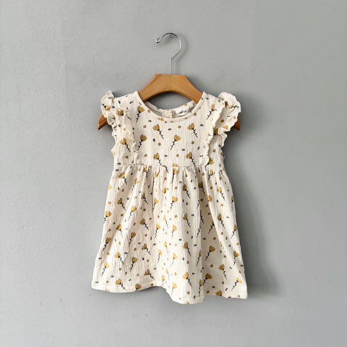 Feetje / Ivory x floral tank dress / 86(18-24M)