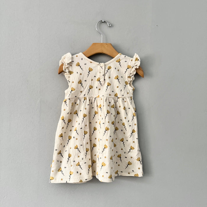 Feetje / Ivory x floral tank dress / 86(18-24M)