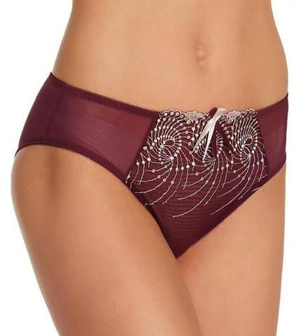FIT FULLY YOURS Nicole See-Thru Lace Underwire Blossom Lilac Bra (#B2271)