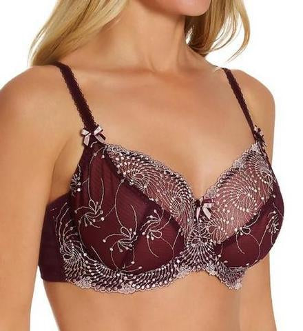 FIT FULLY YOURS Nicole See-Thru Lace Underwire Lavender Orchid (#B2271)