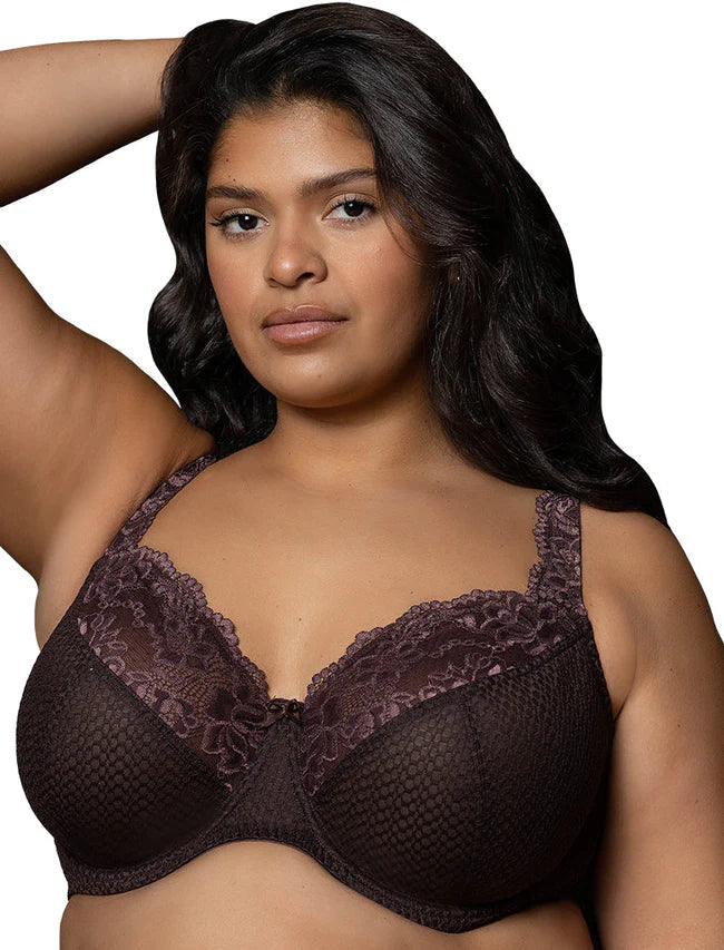FIT FULLY YOURS Serena Lace Taupe Underwire Bra (#B2761)