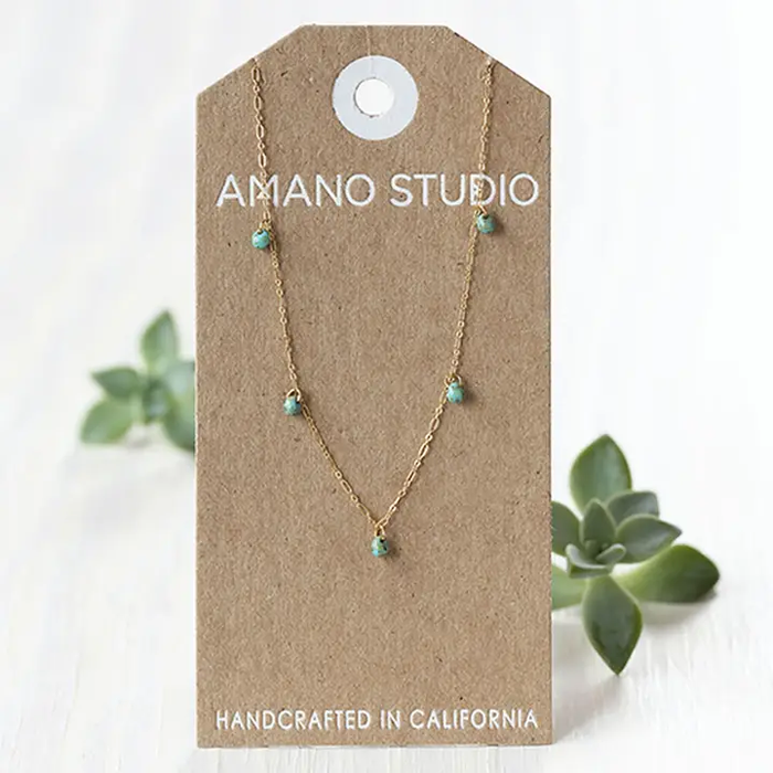 Five Graces Necklace - Turquoise