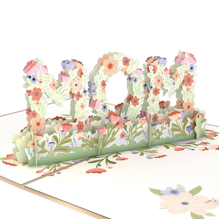 Floral Mom Pop-Up Card, 5x7" Pop-Up Cards