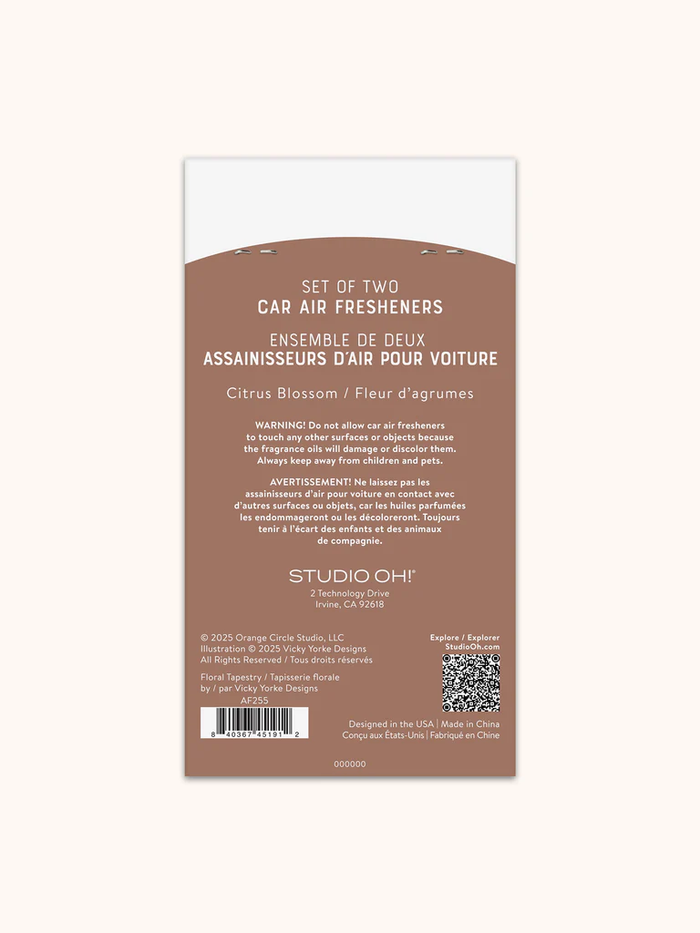 Floral Tapestry Car Air Freshener