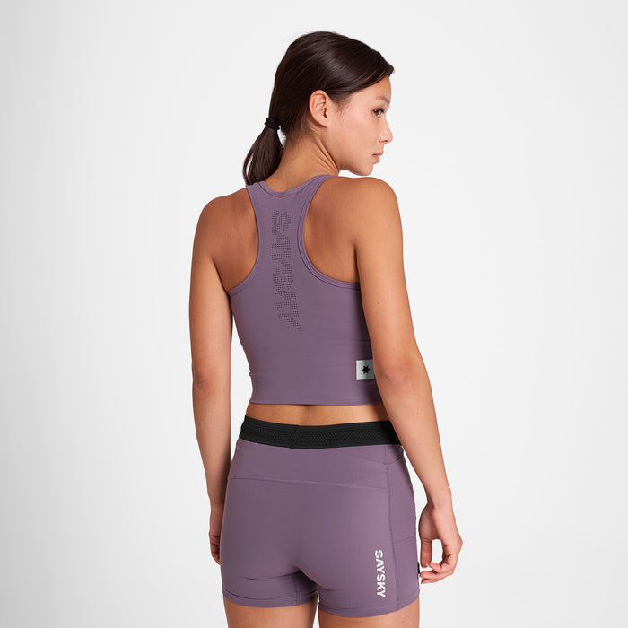 Saysky Flow Race Crop Top Purple 711 OWRSB61C711
