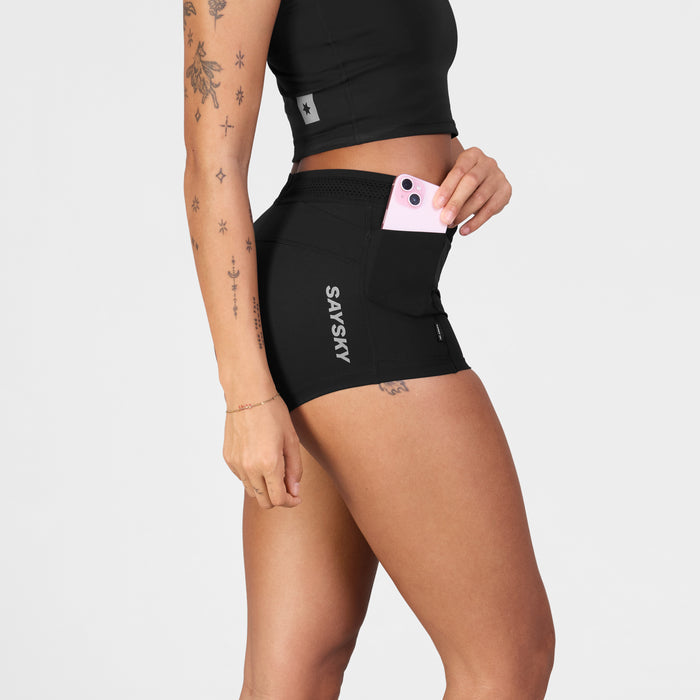 Saysky Flow+ Race Short Tights 1'' Black 901 SW55006