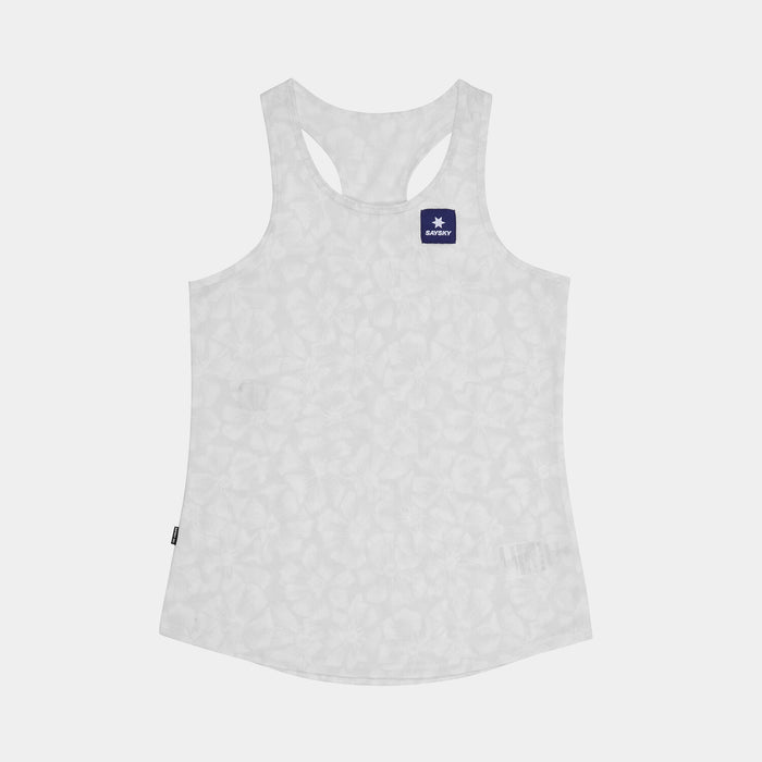 Saysky Flower Combat Singlet White Flower 1030 NWRSI31C1030