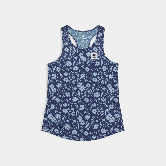 Saysky Flower Combat Singlet Blue Flower 1065 SW30010