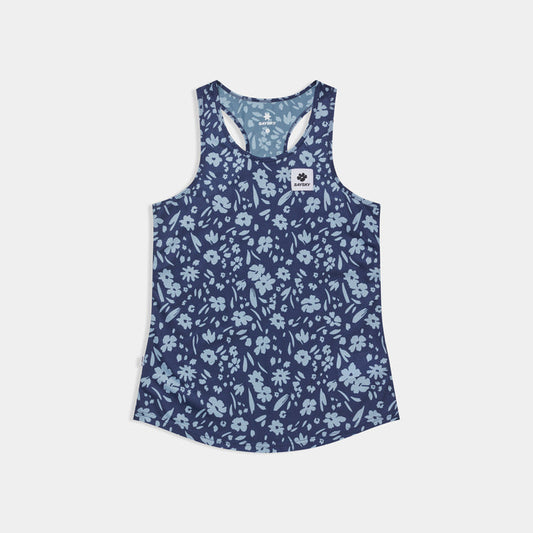 Saysky Flower Combat Singlet Blue Flower 1065 SW30010
