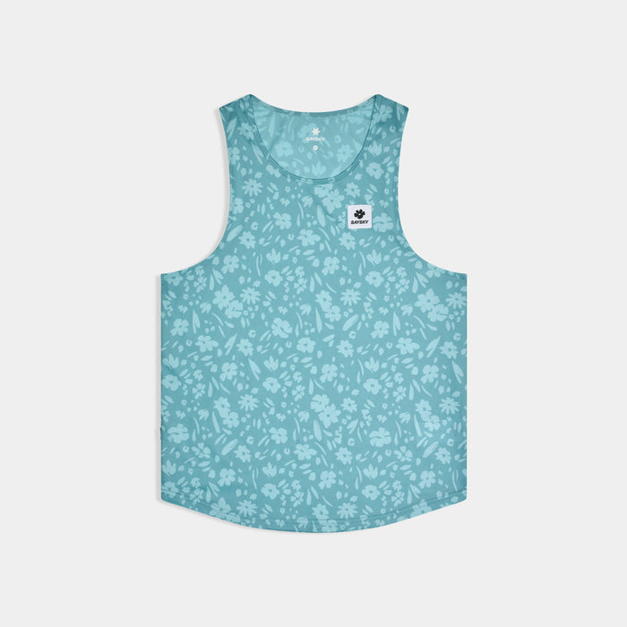 Saysky Flower Combat Singlet Light Blue Flower 1066 SM30011