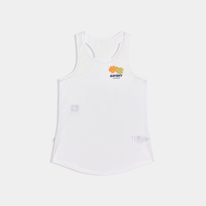 Saysky Flower Combat Singlet White 101 SW30013