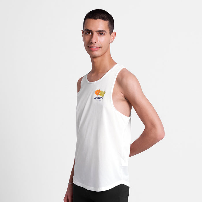 Saysky Flower Combat Singlet White 101 SM30013