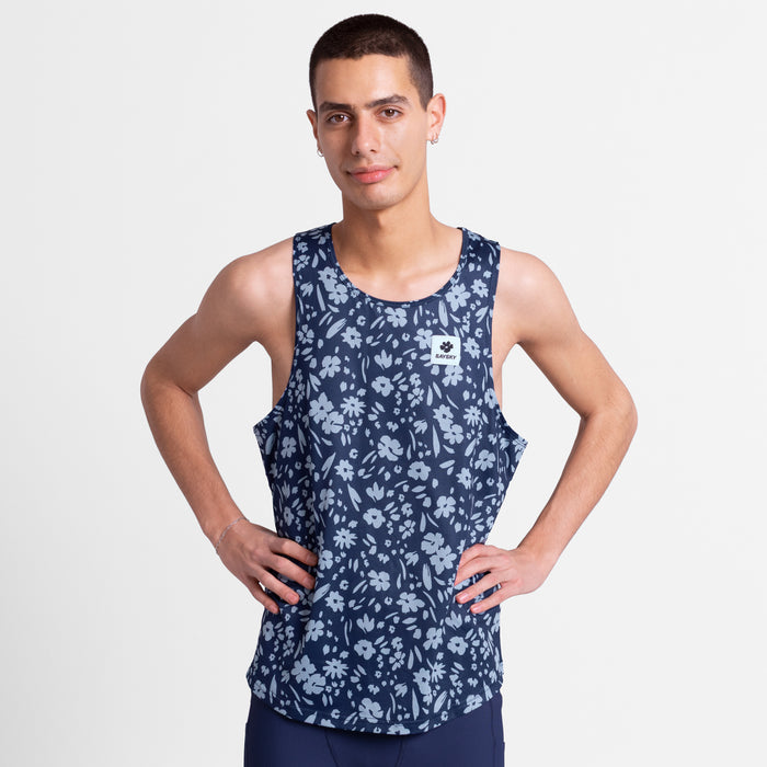 Saysky Flower Combat Singlet Blue Flower 1065 SM30011