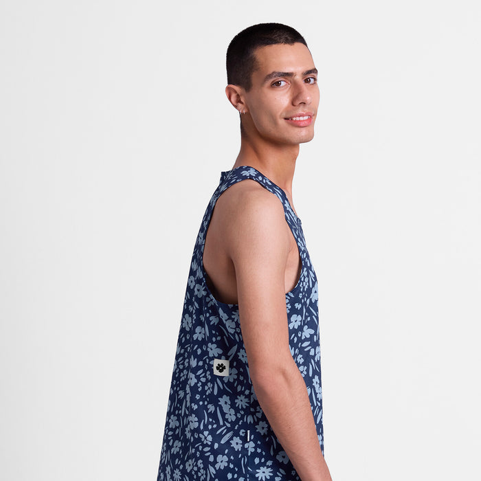 Saysky Flower Combat Singlet Blue Flower 1065 SM30011