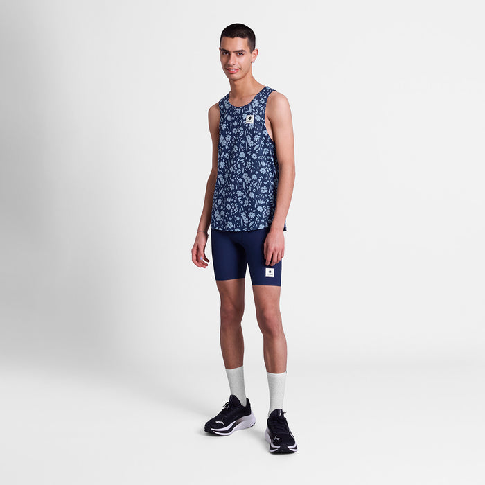 Saysky Flower Combat Singlet Blue Flower 1065 SM30011