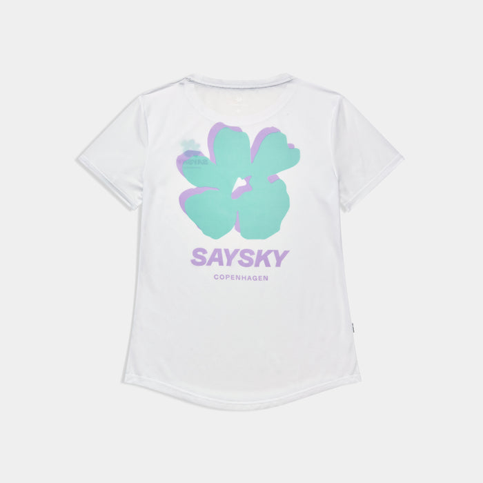 Saysky Flower Combat T-Shirt White 101 SW25009
