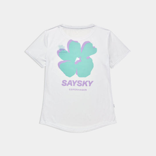 Saysky Flower Combat T-Shirt White 101 SW25009