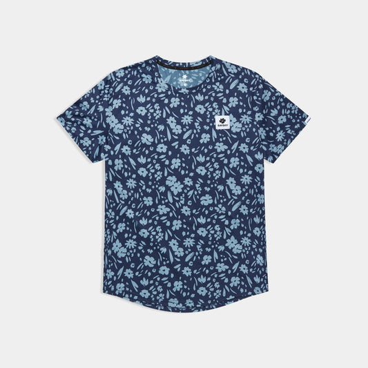 Saysky Flower Combat T-Shirt Blue Flower 1065 SM25012