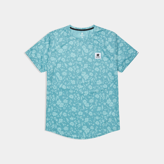 Saysky Flower Combat T-Shirt Light Blue Flower 1066 SM25012
