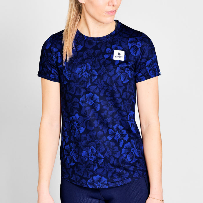 Saysky Flower Combat T-Shirt Blue Flower 1029 NWRSS31C1029