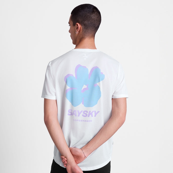 Saysky Flower Combat T-Shirt White 101 SM25014