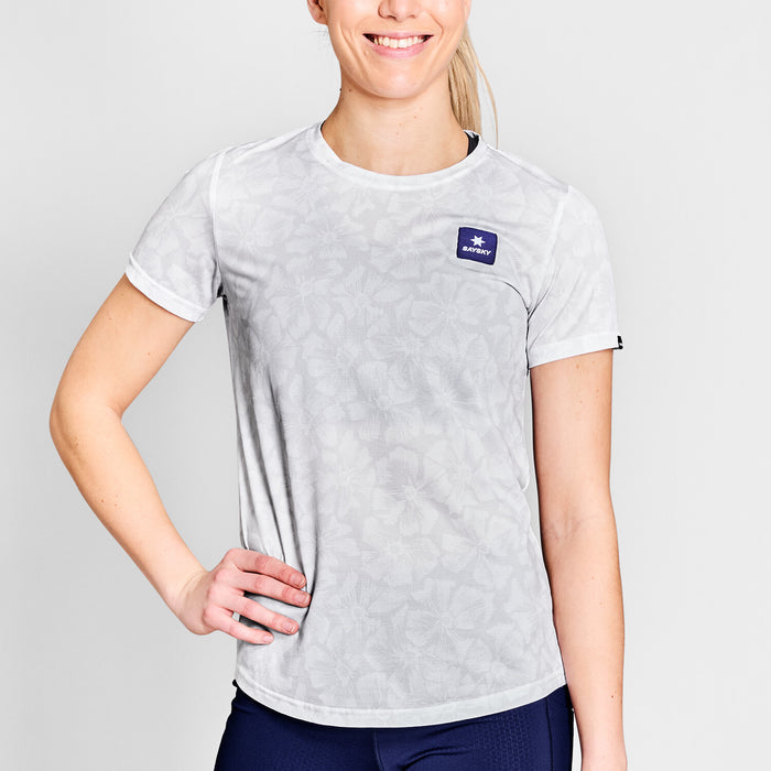 Saysky Flower Combat T-Shirt White Flower 1030 NWRSS31C1030