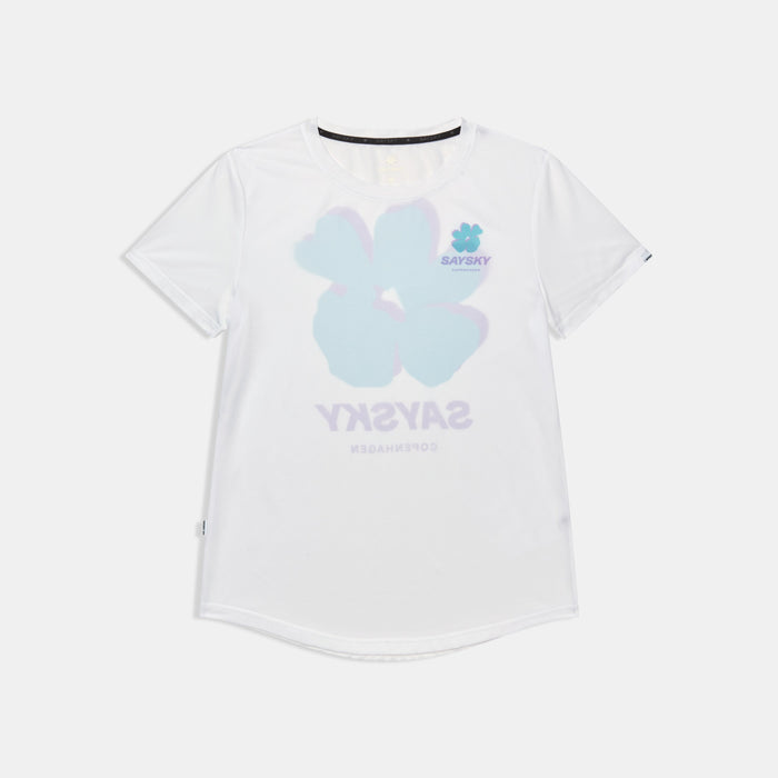 Saysky Flower Combat T-Shirt White 101 SW25009