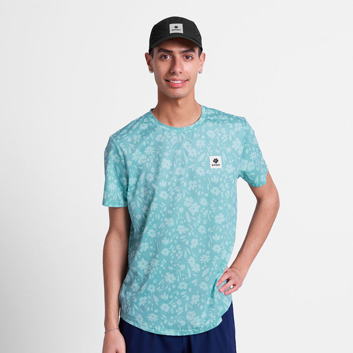 Saysky Flower Combat T-Shirt Light Blue Flower 1066 SM25012