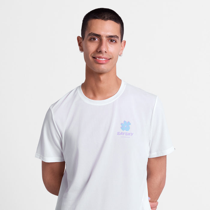 Saysky Flower Combat T-Shirt White 101 SM25014