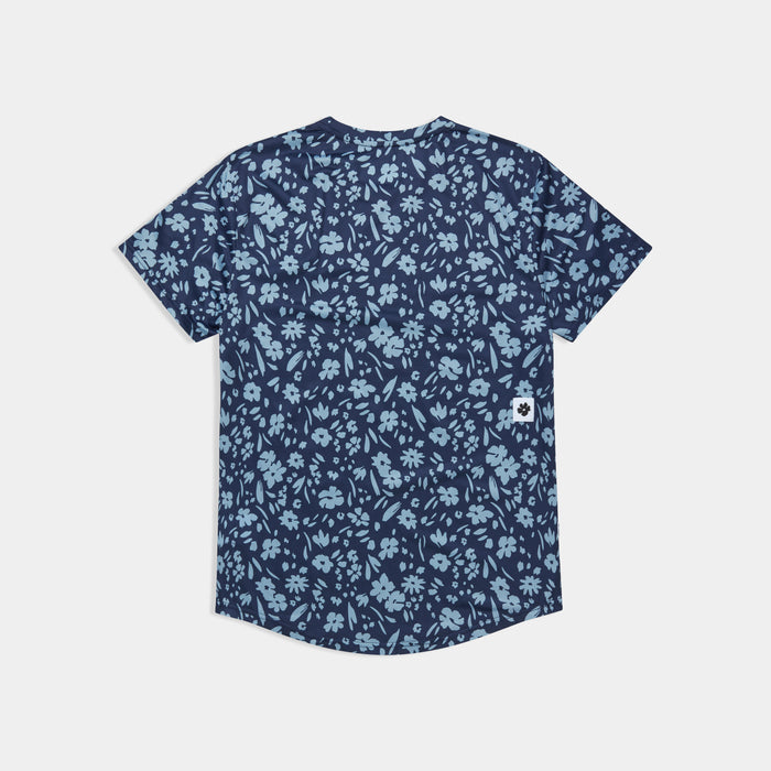 Saysky Flower Combat T-Shirt Blue Flower 1065 SM25012
