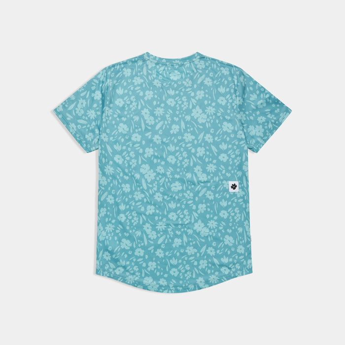 Saysky Flower Combat T-Shirt Light Blue Flower 1066 SM25012