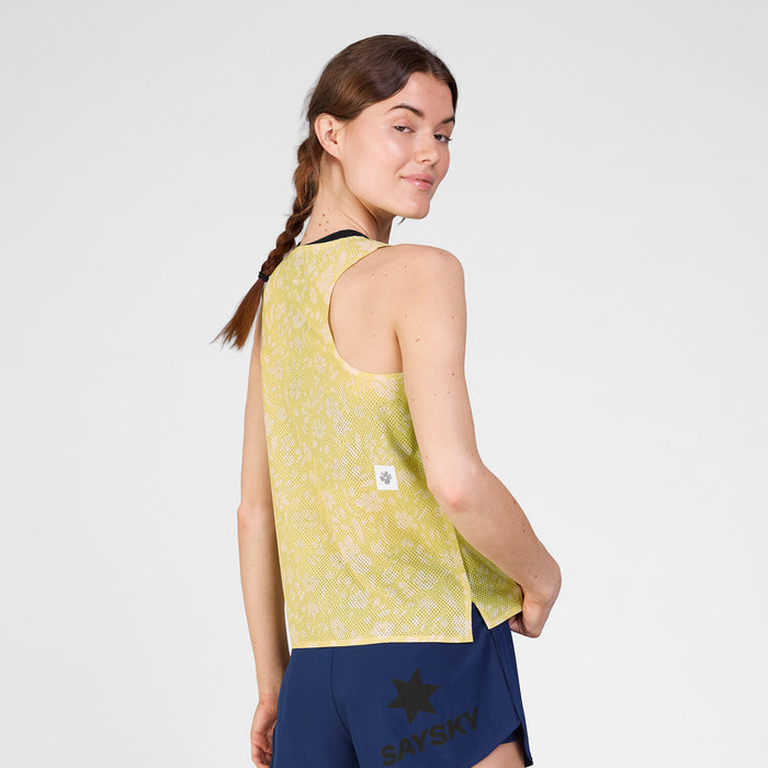 Saysky Flower Flow Air Singlet Yellow Flower 1067 SW30012