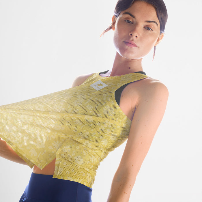 Saysky Flower Flow Air Singlet Yellow Flower 1067 SW30012