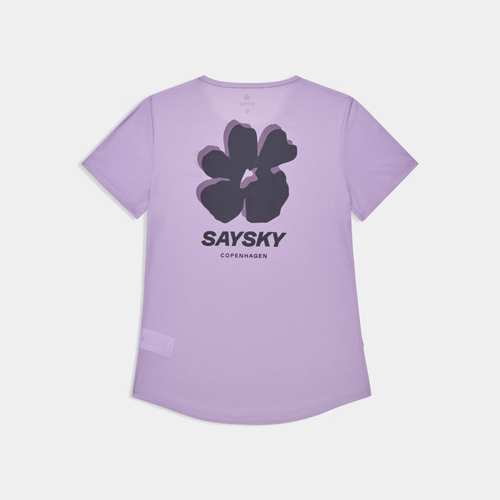 Saysky Flower Flow T-Shirt Purple 716 SW25017