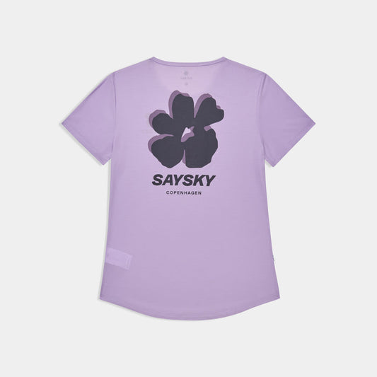 Saysky Flower Flow T-Shirt Purple 716 SW25017