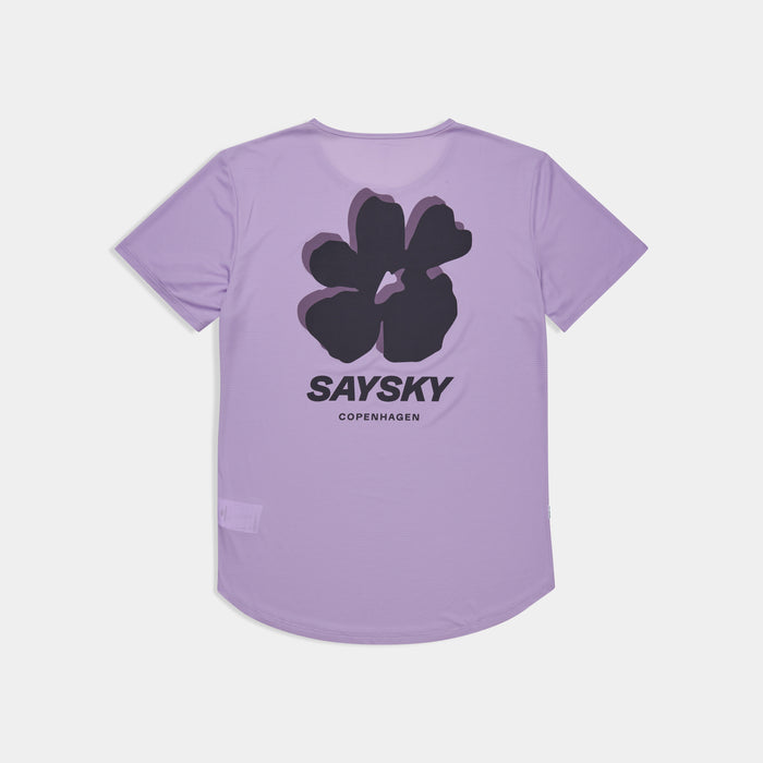 Saysky Flower Flow T-shirt Purple 716 SM25019