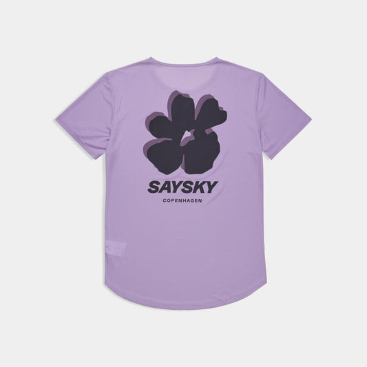 Saysky Flower Flow T-shirt Purple 716 SM25019
