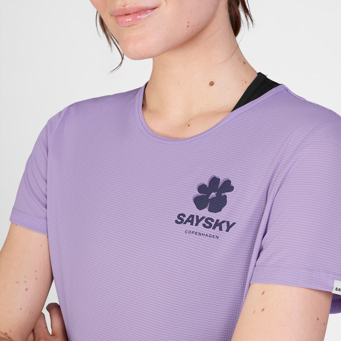Saysky Flower Flow T-Shirt Purple 716 SW25017